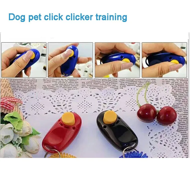 Товары для домашних животных тренировочные собаки Clicker Дрессировка