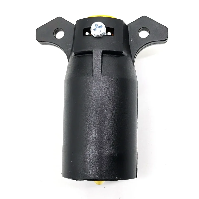 New American 7-pin 7 Way Trailer Towing Blade Round Socket Plug Connector Adapter 12V 7 PIN Plug Adapter For Trailer RV Yacht