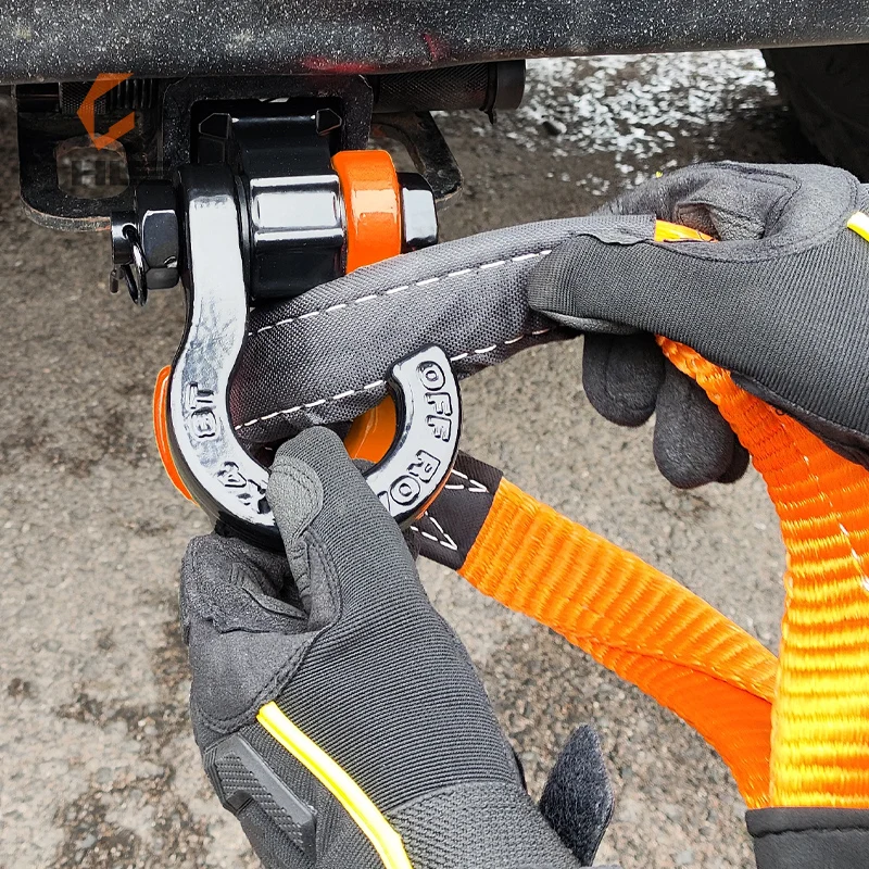 2' Aluminium Trailer Hitch Ball Mount with 45# Carbon Steel Shackle Body Top Towing Accessories for Easy Hitch & Towing