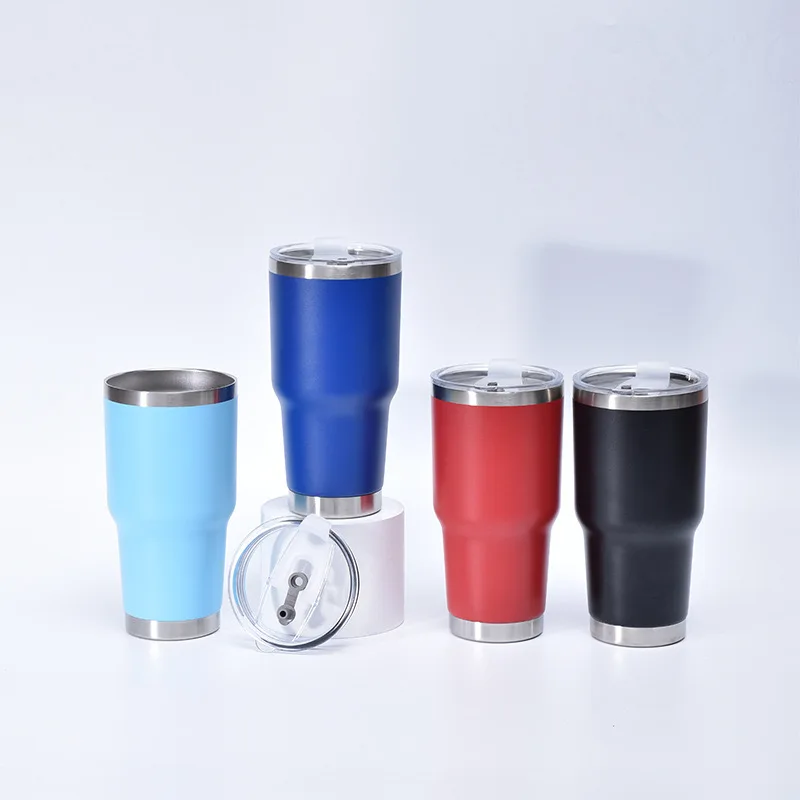 30oz Stainless Steel Tumbler, Double Wall Vacuum Insulated Travel Mug Tumbler, Durable Insulated Coffee Mug