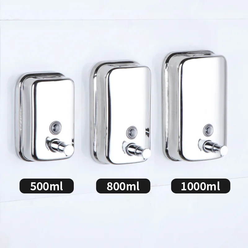 High Quality Wall Mount Hand Soap Dispenser Hotel Manual Liquid Soap Dispenser Sink Soap Dispenser for Bathroom & Kitchen