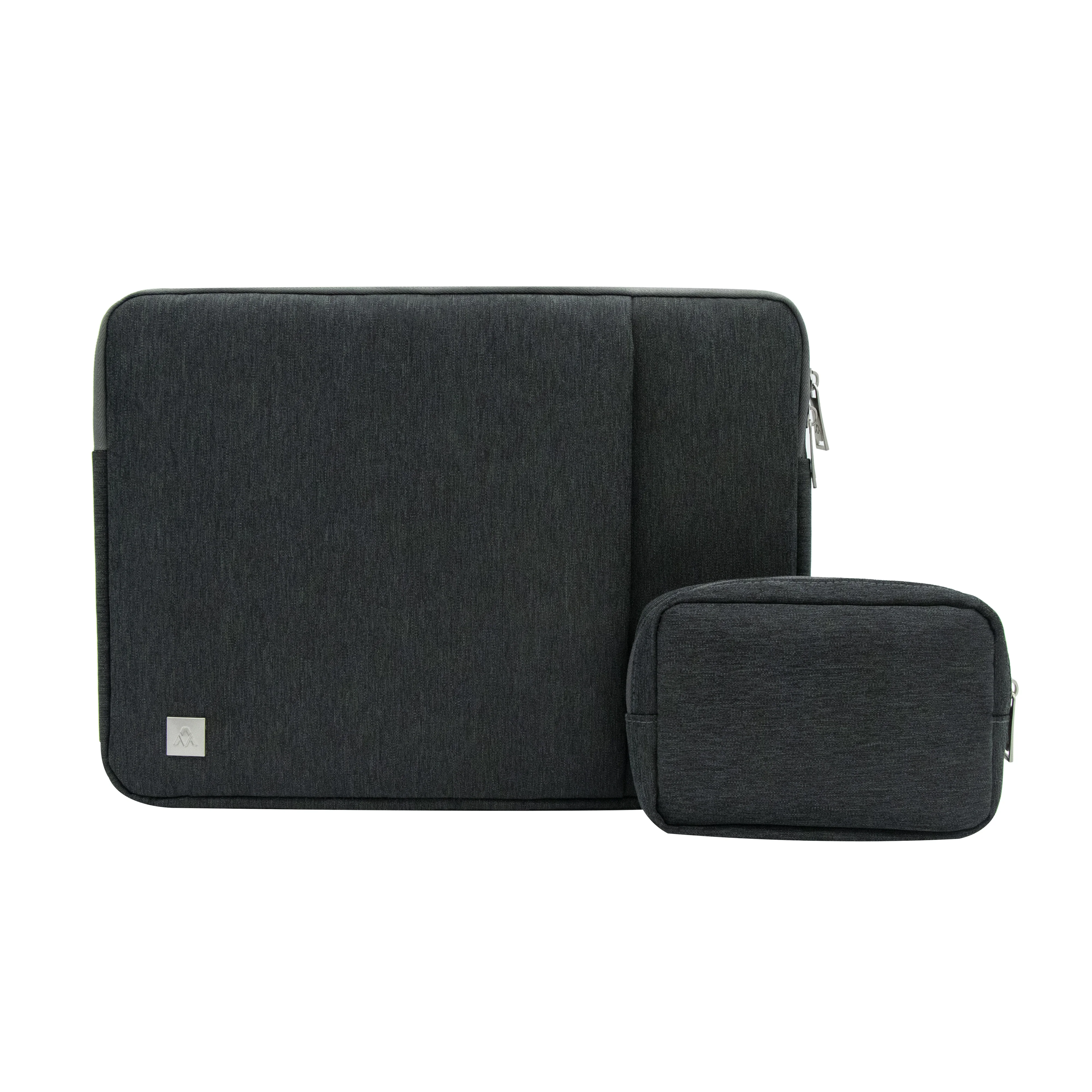 2Pcs Set OEM Waterproof Laptop Sleeve Bag Laptoptasche Bolsa Para Laptop Messenger Bag For Macbook Dell HP with Storage Pouch