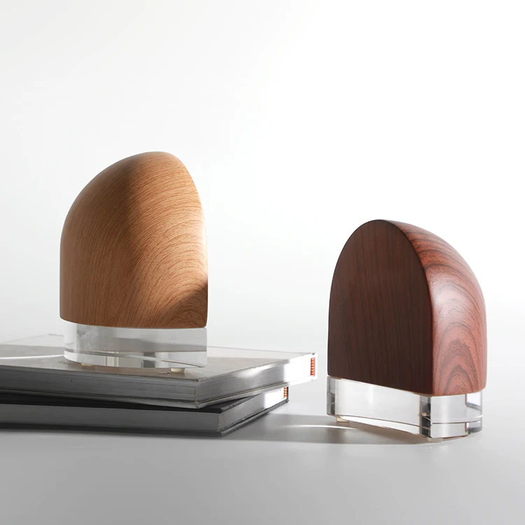 Office high quality decorative wood bookends decor piece for desk