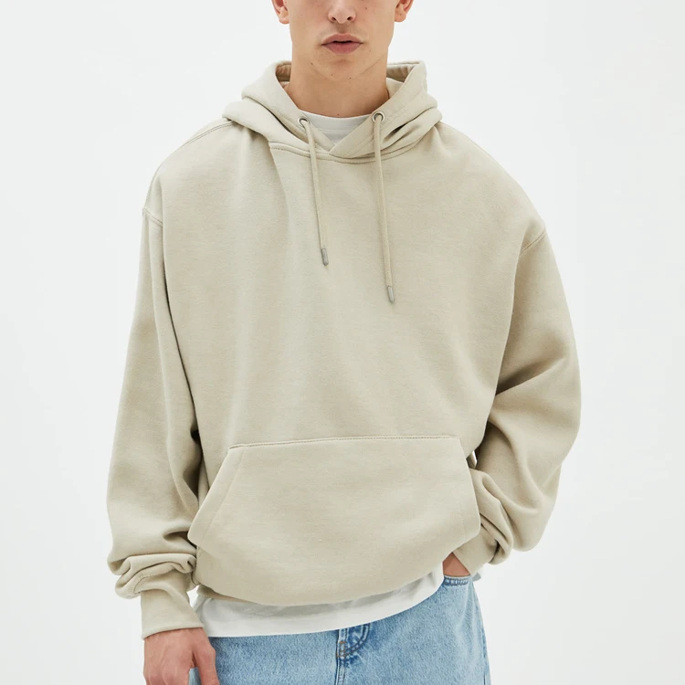 2022 Cheap custom logo high quality sweatshirts men cotton oversize pullover gym basic hoodie men