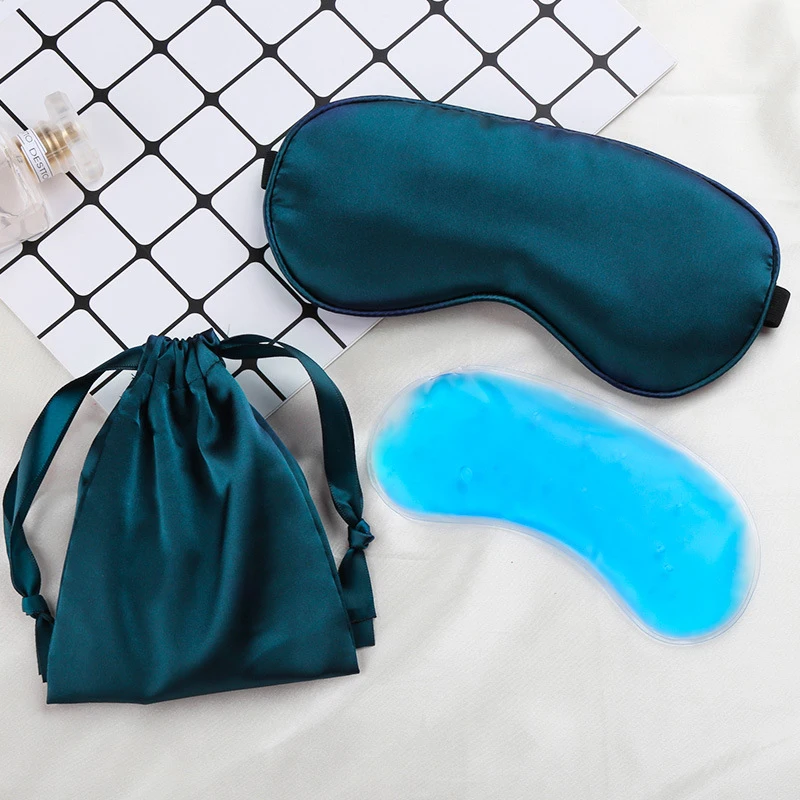 Wholesale Personalized Label Sexy Bondage Silk Blindfold Sleep Eye Mask