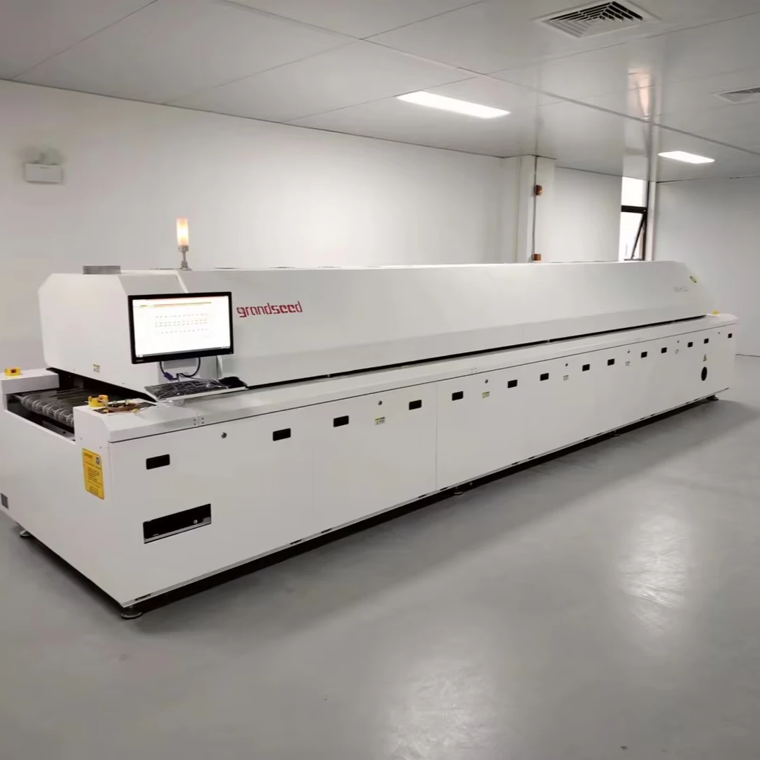 GRANDSEED factory price GSD-L12 leed free large reflow soldering station professional smt  reflow oven