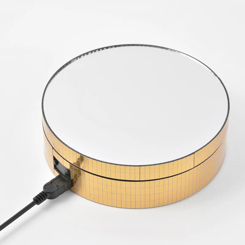 Factory 15cm Usb/battery Rotating Jewelry Display Stand Powered Motorized Rotary Turntable Modeldisplay Stand Base