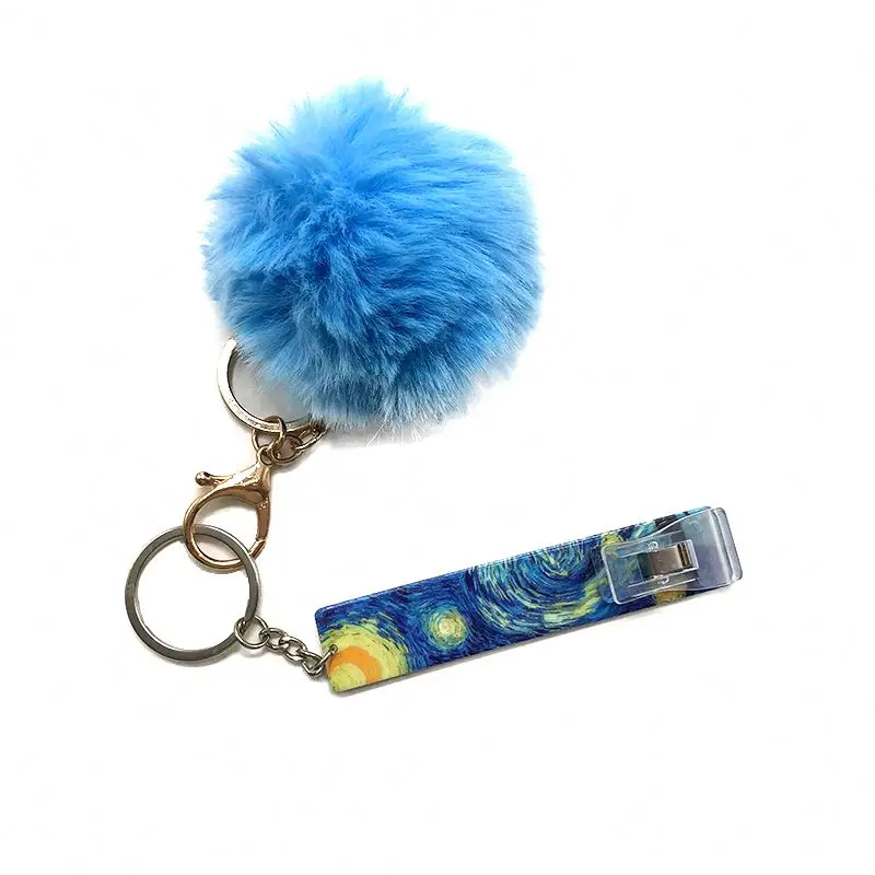 NEW Design Hot Sale ATM Contactless Card Extractor Keychain Card Grabber For Long Nails