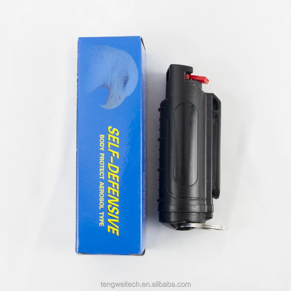 
Wholesale Pepper Spray Bottle Bulk Self Defense Pepper Spray Set 20ml Mini Plastic Shell Pepper Spray Keychain For Women 