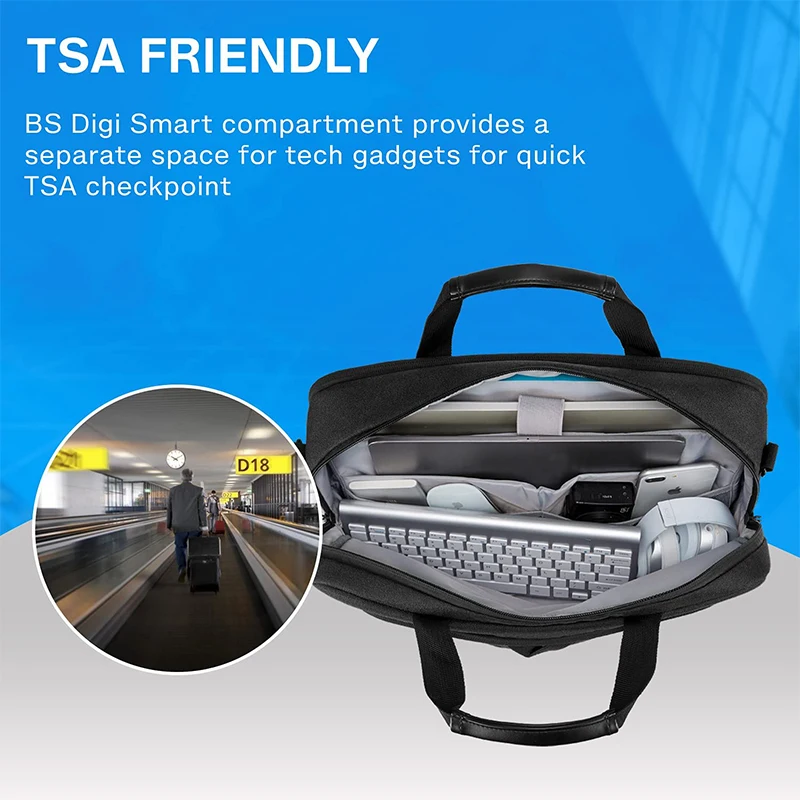 Wholesale custom 15.6 Inch Laptop Bag Large capacity Briefcase laptop case Durable Computer Business Shoulder Bag for Men