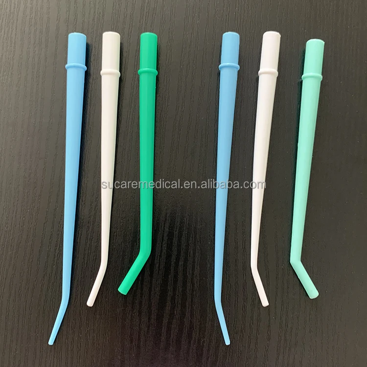 Dental Clinic Supplies Disposable Bent Tube Surgical Aspirator Tips