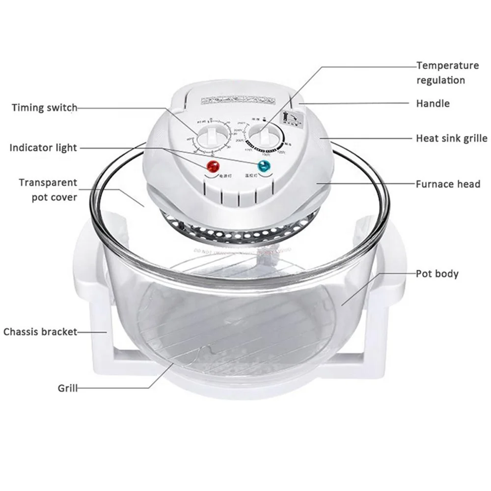 
MSF 12L halogen oven electric halogen convection oven halogen oven 