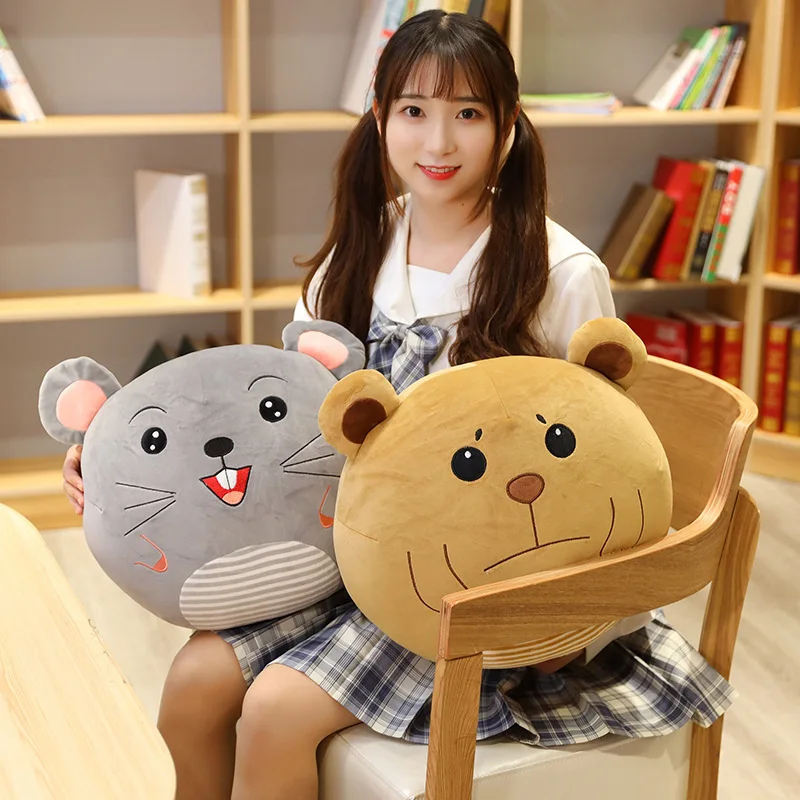 New Design Plush Toys Bear Dinosaur Pig Mouse Stuffed Animals 16 Inch Pillow