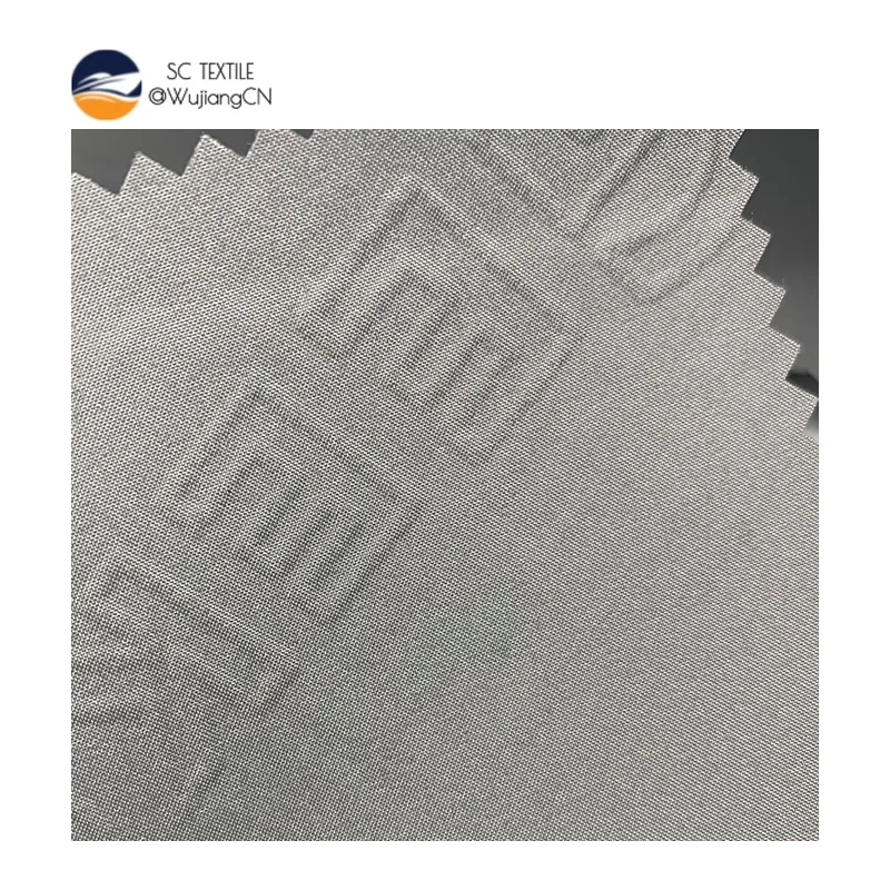 2022 New style 3D puff printing embossed composite fabric 150gsm 75D high-stretch polyester fabric for down-jacket