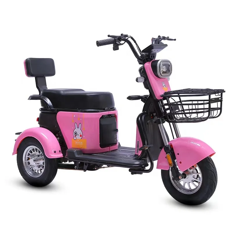 Chinese Manufacturer Big Power Electric Tricycle 3 Wheel Motorcycle Rickshaw Tricycle Electric Scooter for Adults