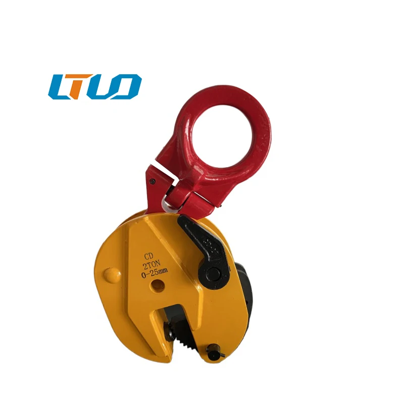 High Temperature Resistant Durable Preservative CD Vertical Lifting Clamp Of Steel Plate