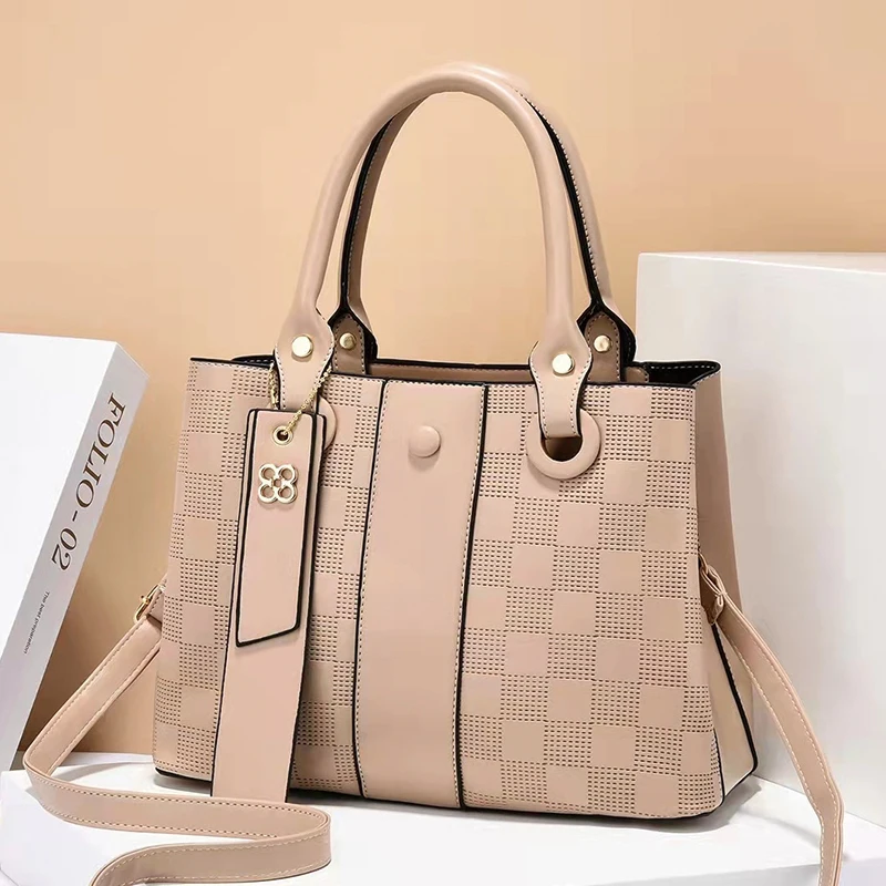 CB642 Wholesale plaid designer handbag luxury shoulder hand bags for girls women
