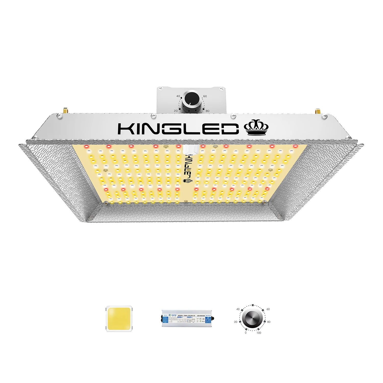 
KINGLED Grow Lights 1000W Full spectrum Hydroponics greenhouse Led Grow Light for indoor plant dimmable quantum grow light 