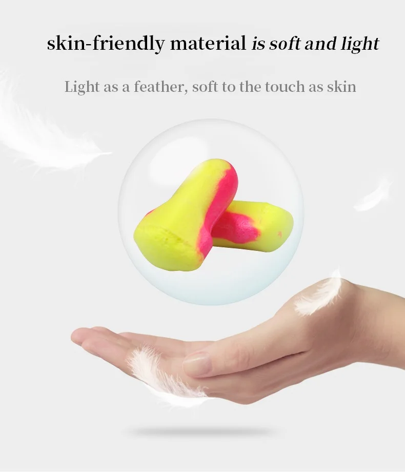 Cheap And Soft Slow Recovery Foam hearing protection ear plug earplug sleep