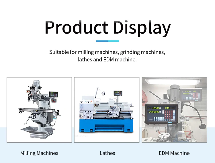 Digital Readout DRO with 2 Axis 3 axis for Milling and Lathe Machine LED Screen Display DRO Digital Readout  sino