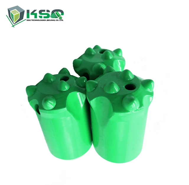 11 Degree 34mm 7 Degree Hard Rock Button Taper Drill Bit 32mm 36 Mining Rock Bits Tapered Button Drill Bit