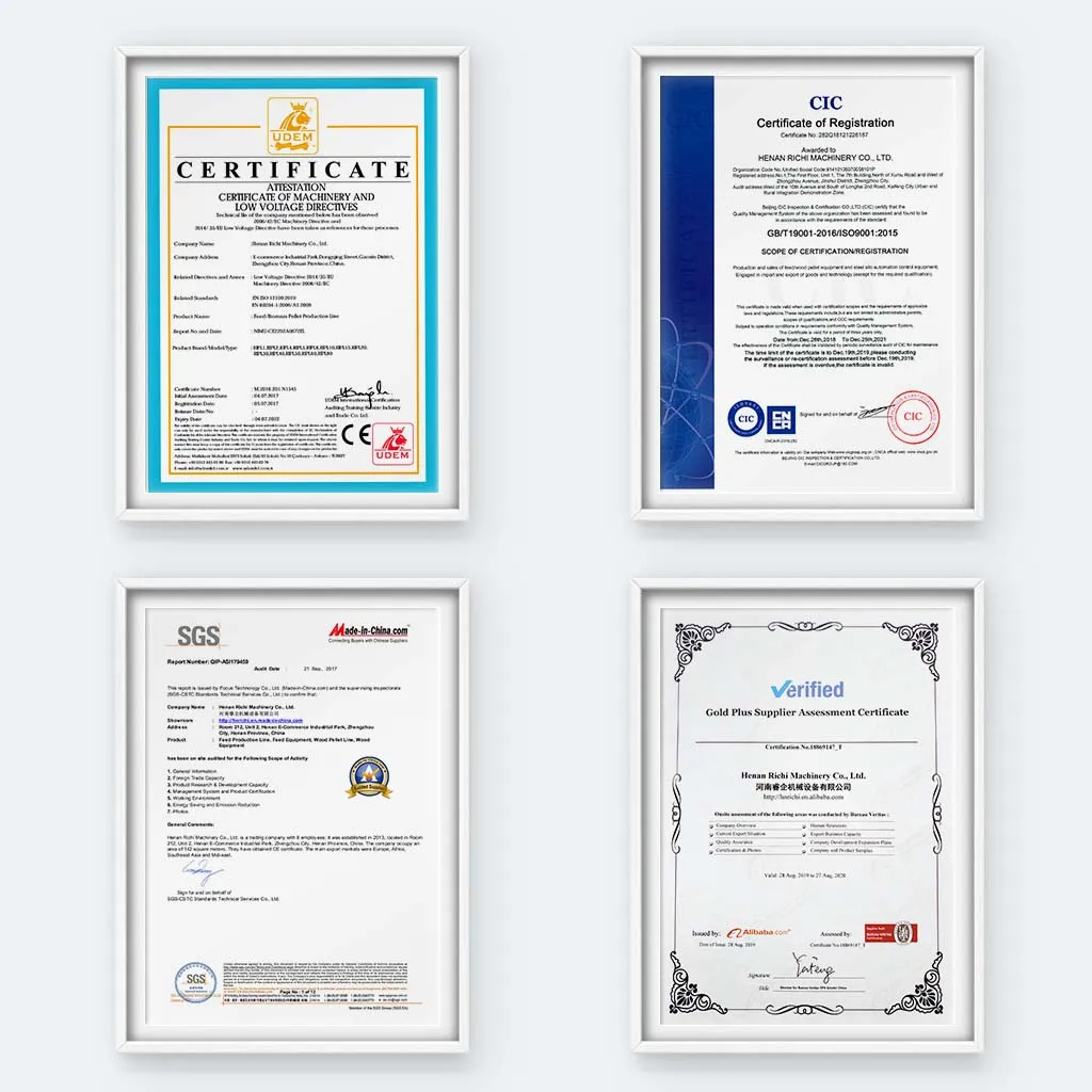 Richi 1-4 T/H Grass Alfalfa Pellet Mill Hay Pellet Machine For Sale