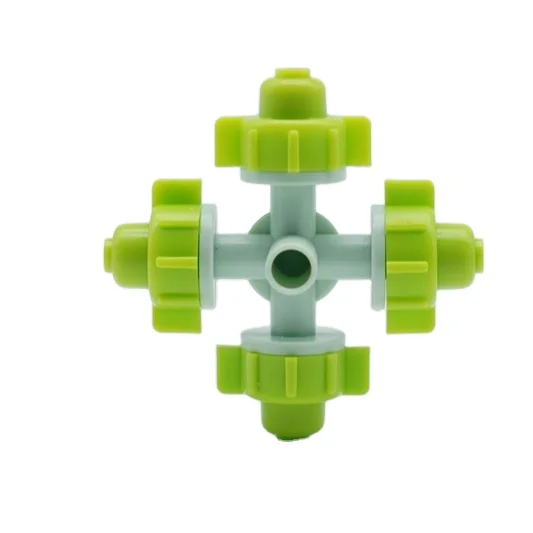 Durable using low price cross atomization misting nozzle drip garden irrigation sprinkler