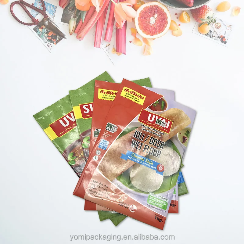 OEM Banana Corn Tortilla Packaging inside foil flexible roll film snack potato chips crisps food packaging plastic bag