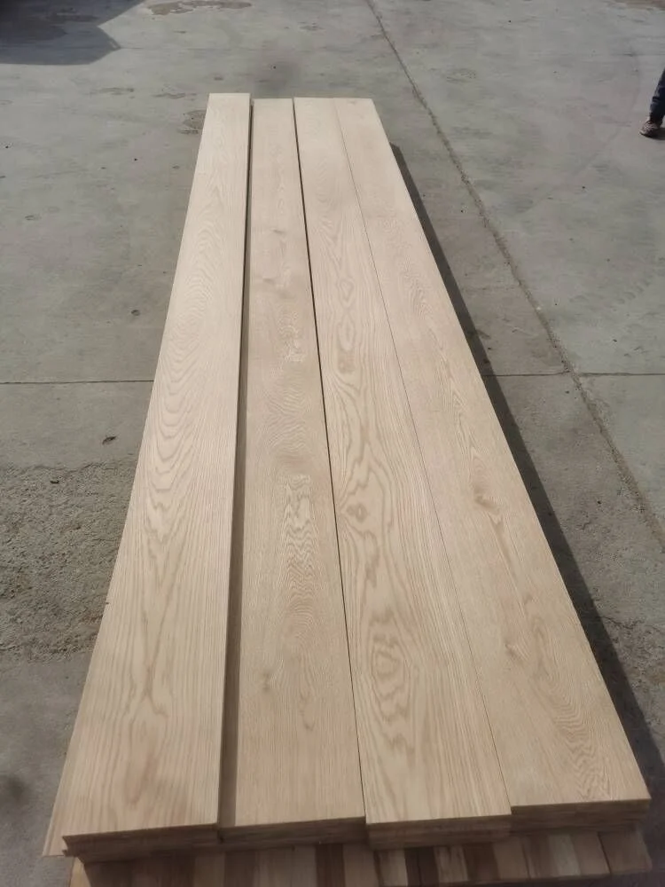 factory direct sell white oak wooden stair parts