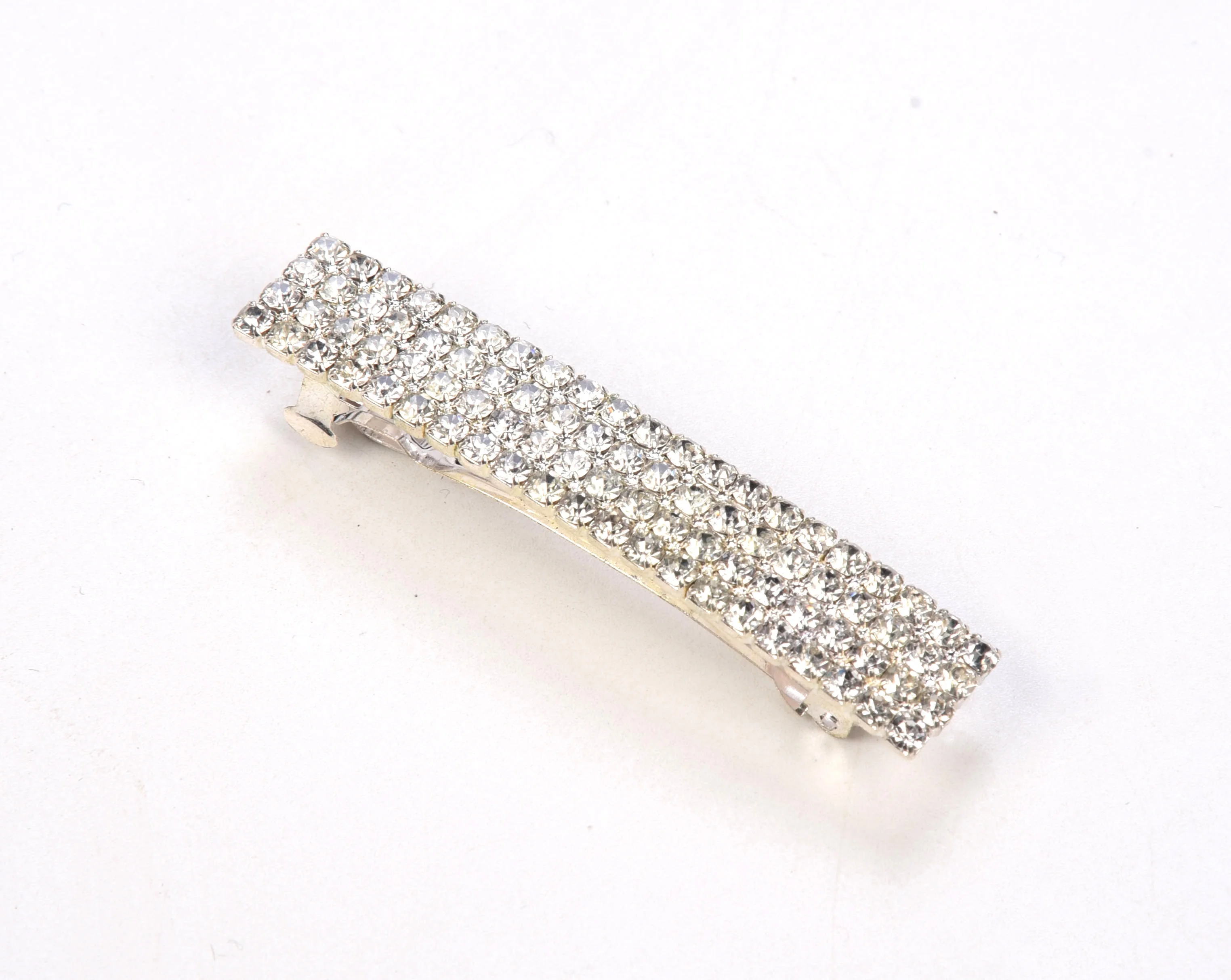 Новое поступление аксессуары для волос ручной работы заколка-пряжка с кристаллами и стразами серебряная заколка женщин