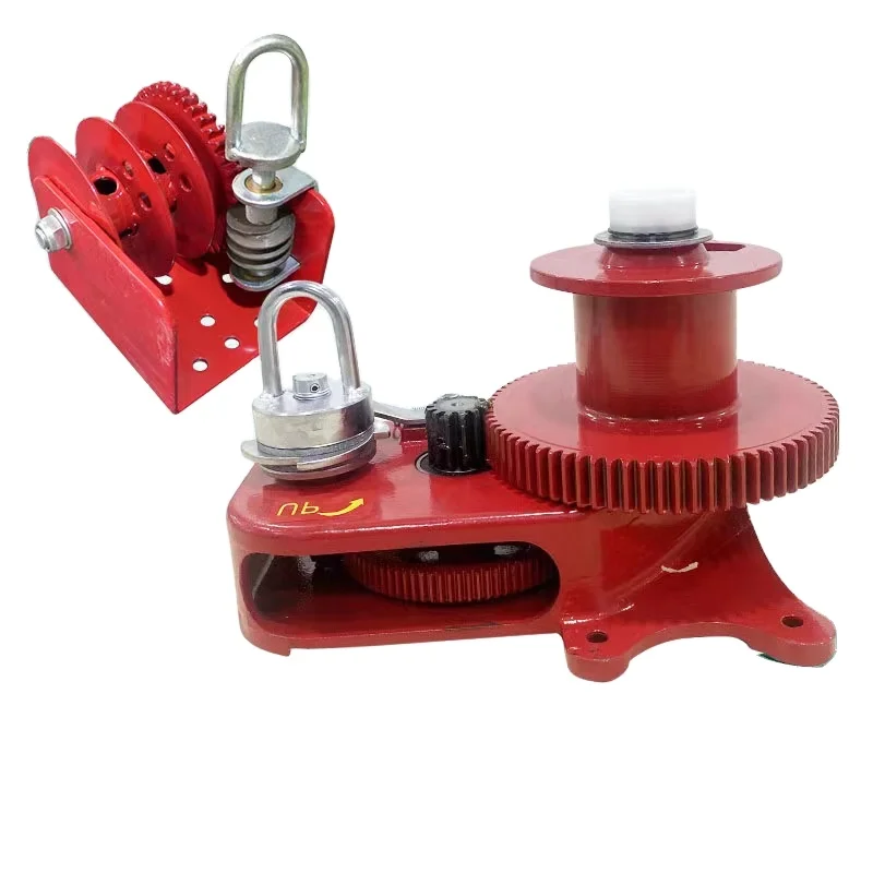 3500 LBS Poultry Farm Winch Feeding System Manual Hand Winch for Poultry Feeding Line
