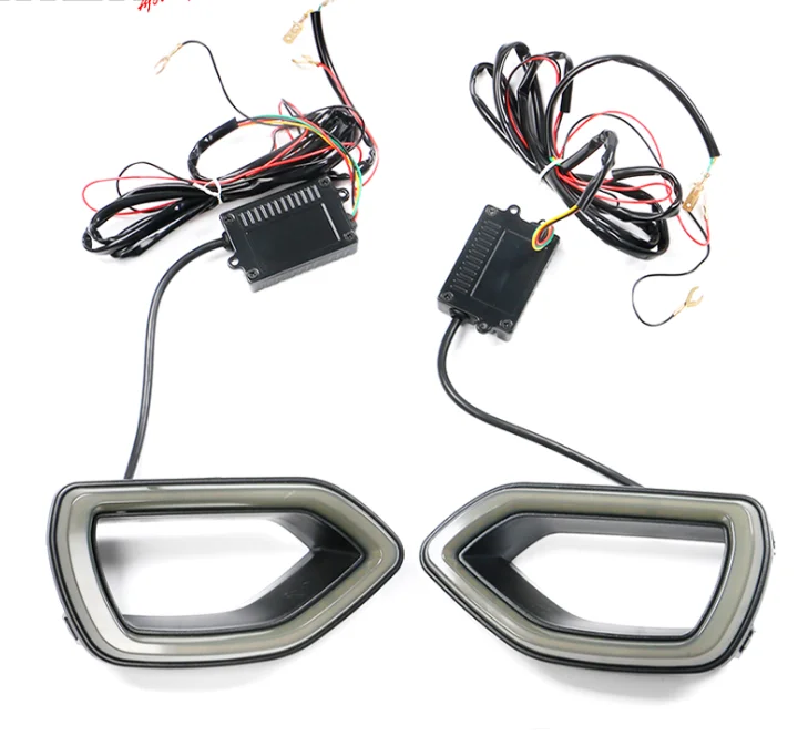 Fits 15-19 Dodge Charger SRT Scat Pack Grille Smoke LED Lights DQZMZBDYT