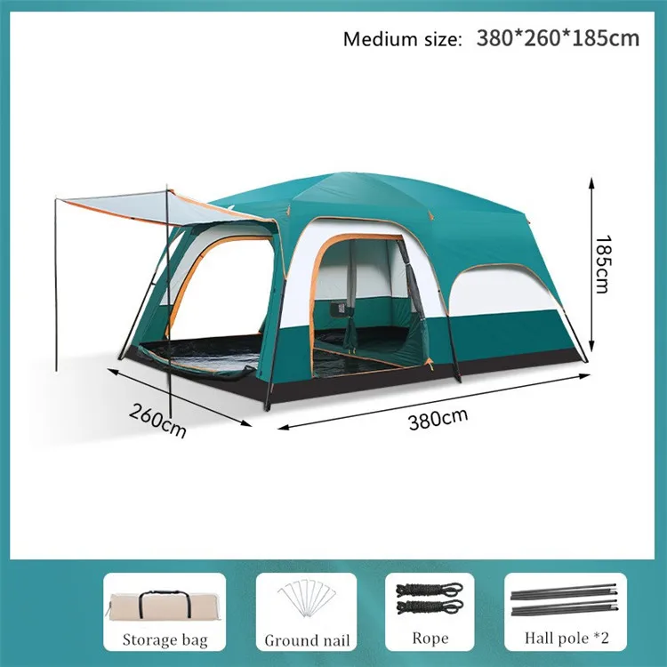 High quality best affordable luxury outdoor big family heavy duty folding camping tent price tents for camping
