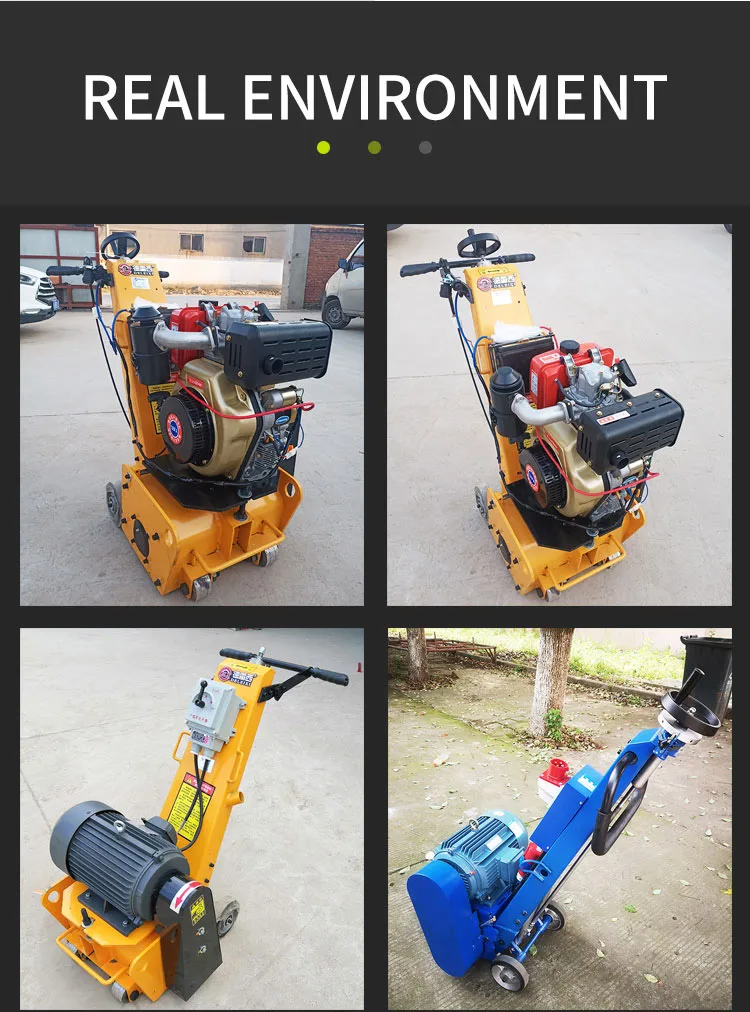 Hot Product Hand-Push Gasoline Diesel Electric Mini Road Roller Milling Machine