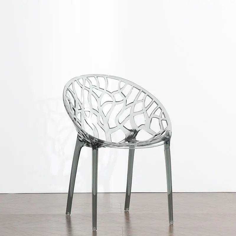 Прозрачный пластиковый стул в виде дерева, свадебный стул для отдыха