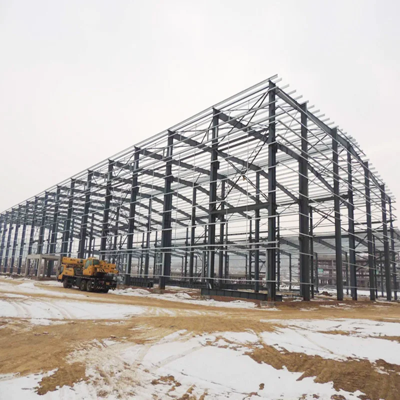Customizable Prefabricated Steel Structure Warehouse Building with Clear Span Design for Maximum Space Utilization