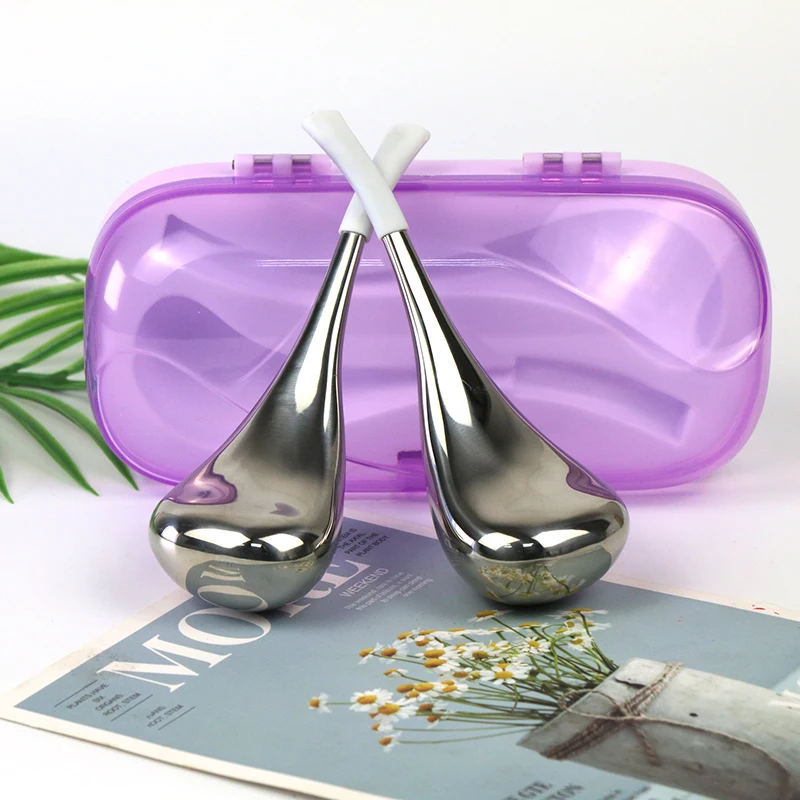 Facial Massage Cryo Sticks Cold Therapy for Calming Inflamed Skin and Soothing Puffiness 304 Stainless Steel Freeze Stick