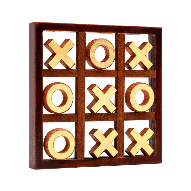Manufacturer Hotsale Fashion Family Board Games Sets Wooden Classical Interesting Xo Chess