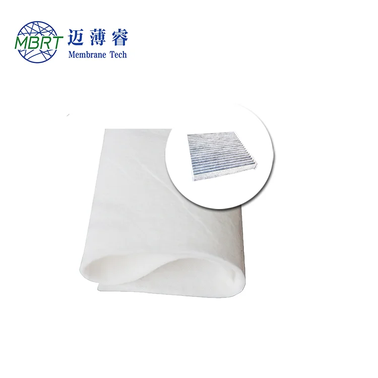 Breathable high dust holding easy to shape n95 cup mascarilla needle punched cotton non woven fabric needle punched felt materia