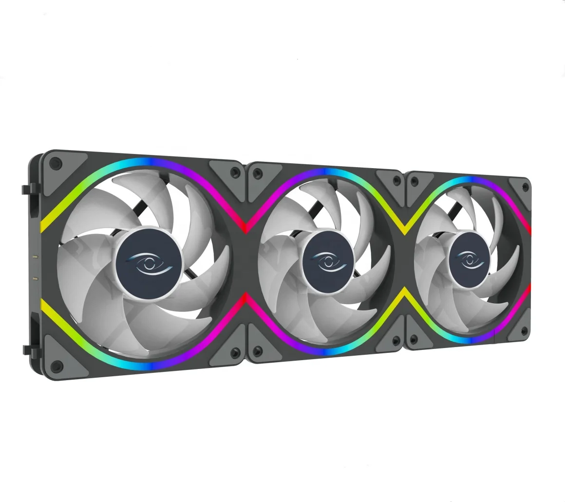 New Arrival Building block fan 120mm chassis fan ARGB synchronous silent fan