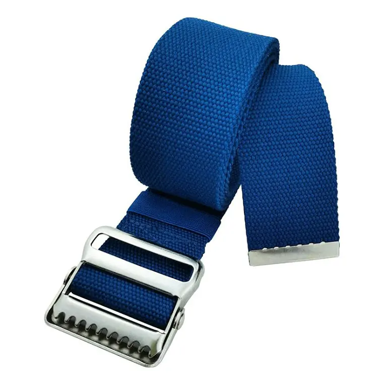 Multi colors 60 Inch rehabilitation therapy transfer gait belt with metal buckle for patients