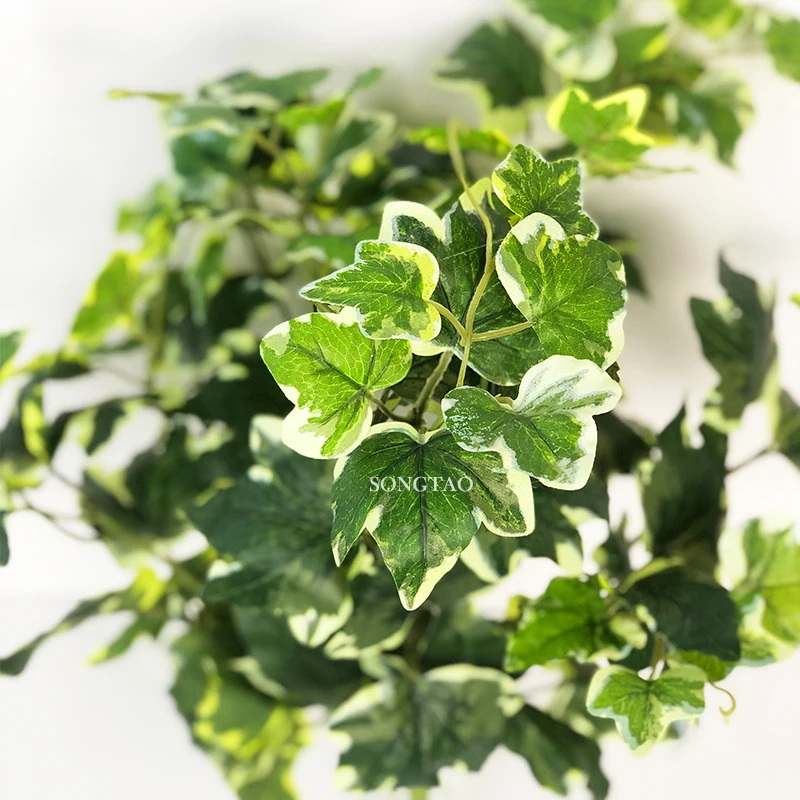 Small Pot Mini Tabletop Artificial Ivy Plant Greenery Decoration for Home or Office