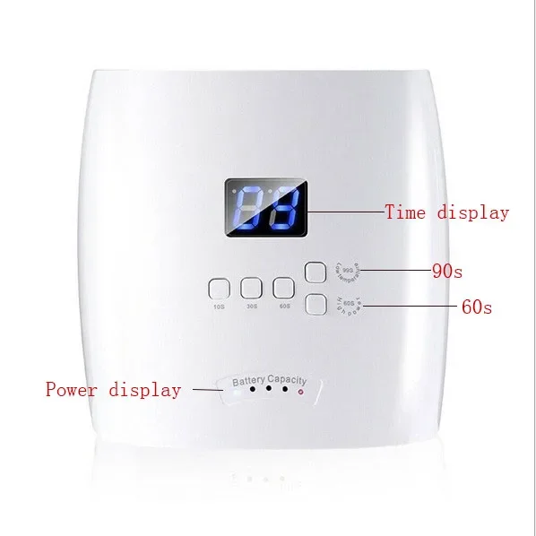 2023 new arrival  S10 48W 30 LED  uv led gel dryer nail lamp for salon for Gel Nail Polish Kit Nail Art Accessories White