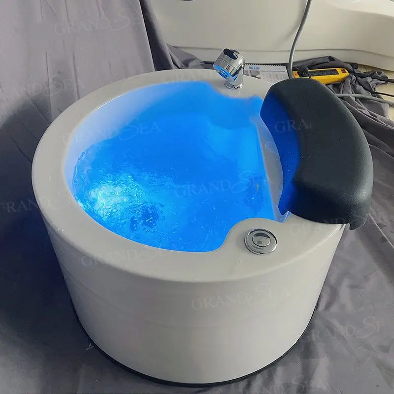 Factory Direct Sale Portable Foot Bath Spa Custom Pedicure Basin with Drainage Suitable for Indoor Foot Spa Massage Machine