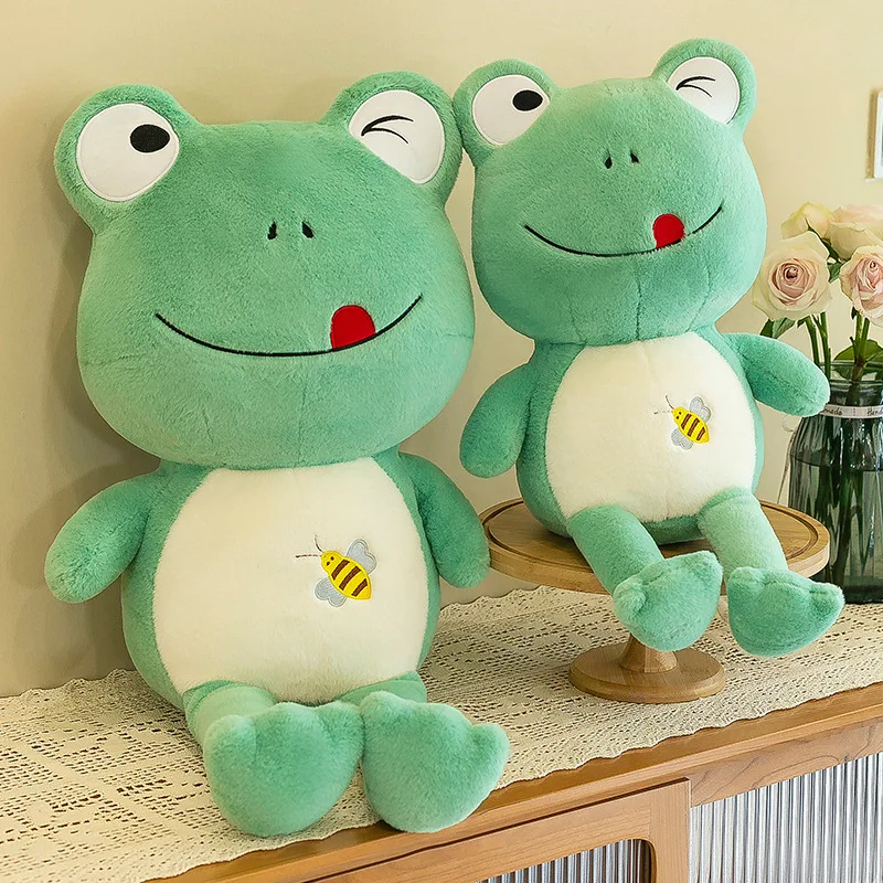 Super Soft Frog Stuffed Animal Plush Toy Gift for Kids Children Baby Girls Boys Toddlers Creative Plush Frog Decoration