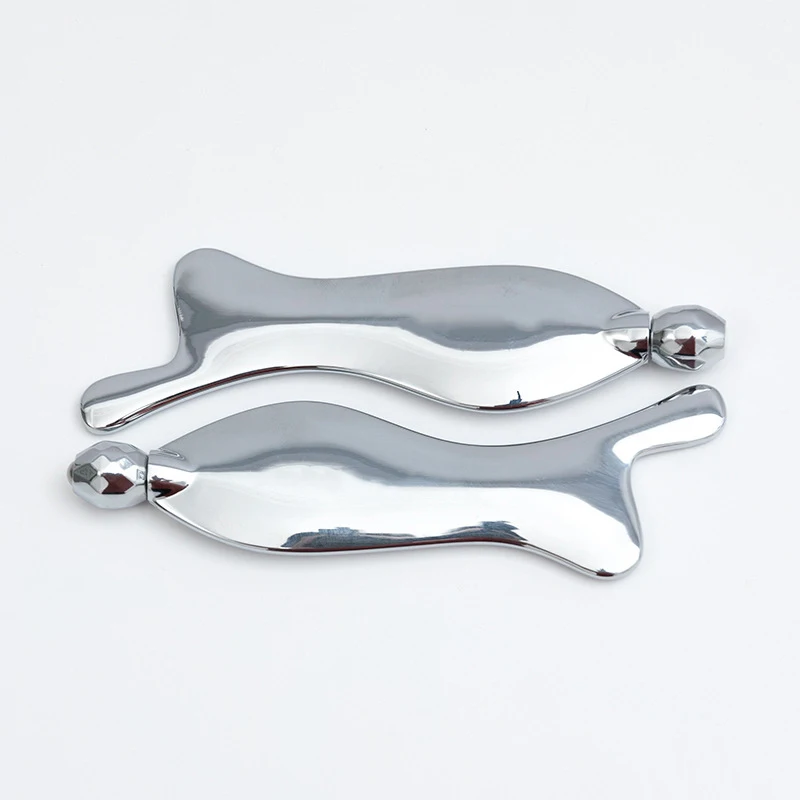 Wholesale Metal Massage Tool Self Massage Gua Sha Face Roller Skin Care Scraping Edition Face Eye Massager Stick Beauty Tool
