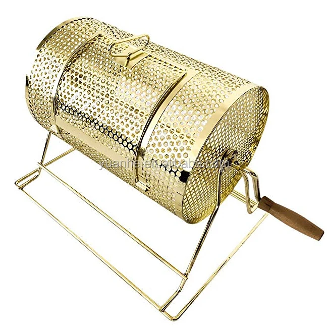 Brass Plated Raffle Drawing Ticket Drum Spinning Lottery