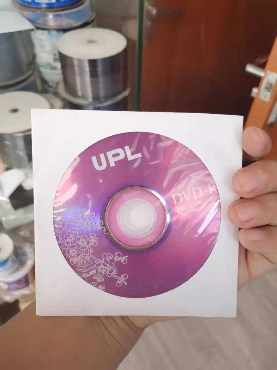 Hot selling Cheap CD DVD white paper sleeve envelop bag CD case