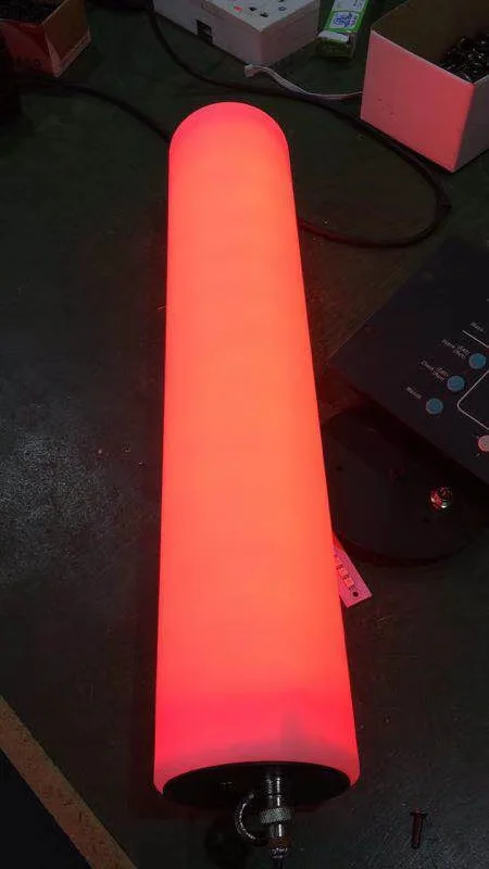 led thick tube big size lifting cylinder kinetic tube led city color light night club stage