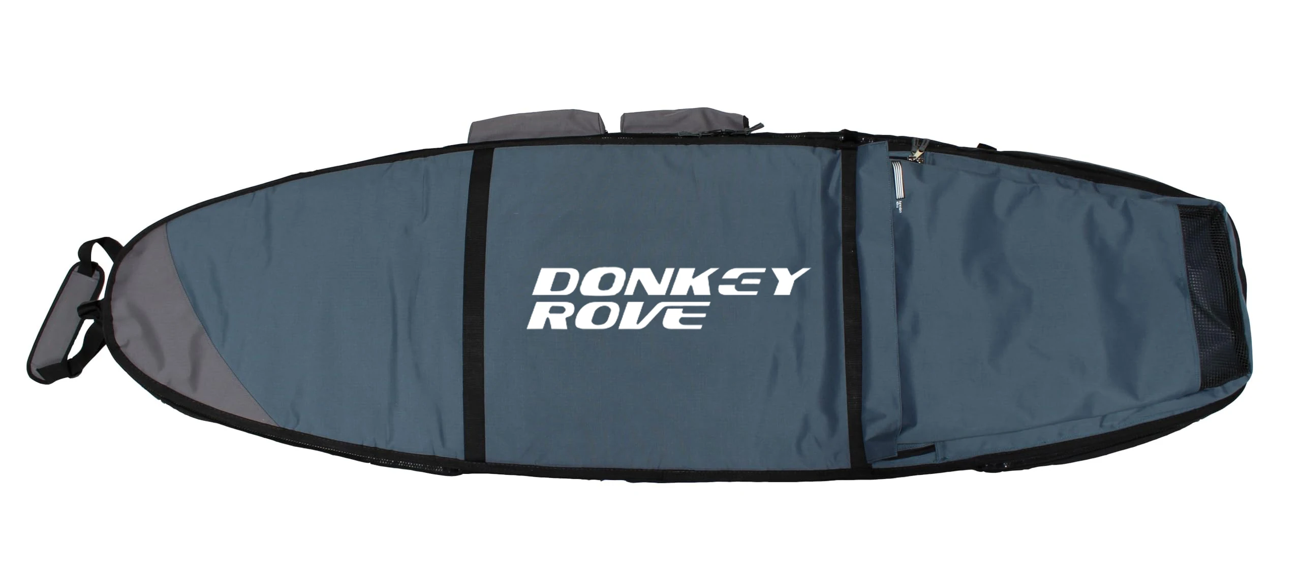 Custom Summer Fashion Wheeled Coffin Longboard Surfboard Travel Bag Waterproof Cover for 2-4 Shortboards with Wheels